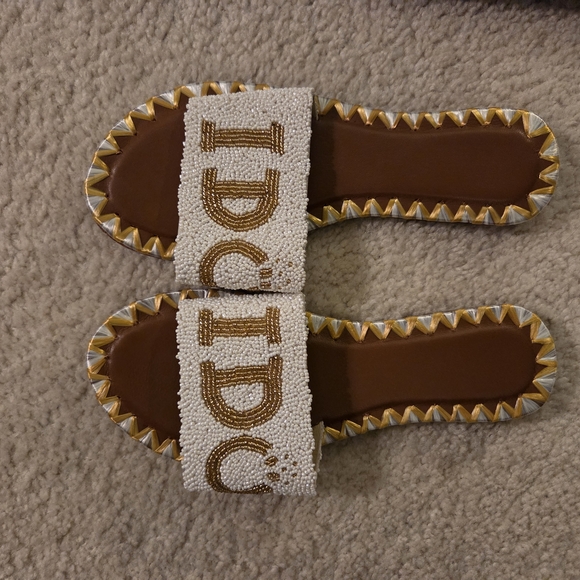 Printfresh I  Do Slides In White Size 8 - Picture 4 of 6